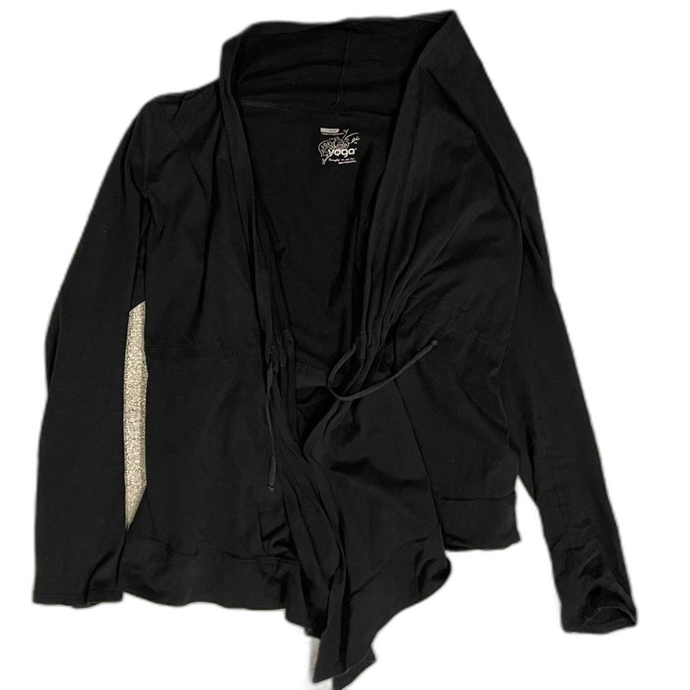 New Balance Yoga black wrap sweater S